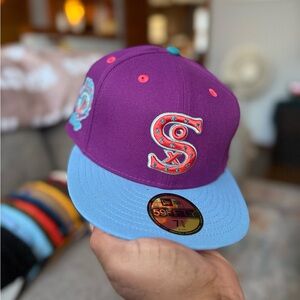 New Era Purple and Blue Baseball Cap